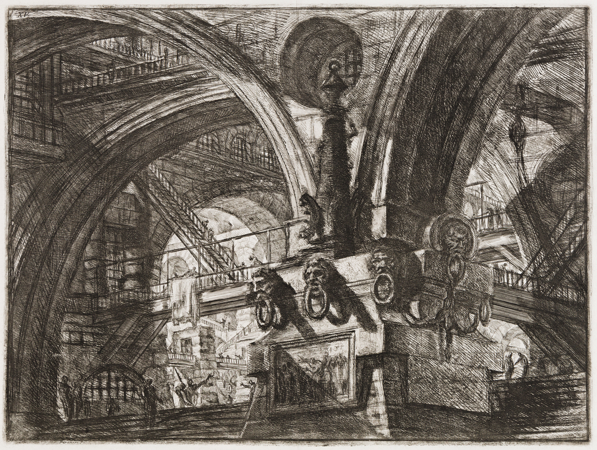 GIOVANNI B. PIRANESI The Pier with a Lamp.